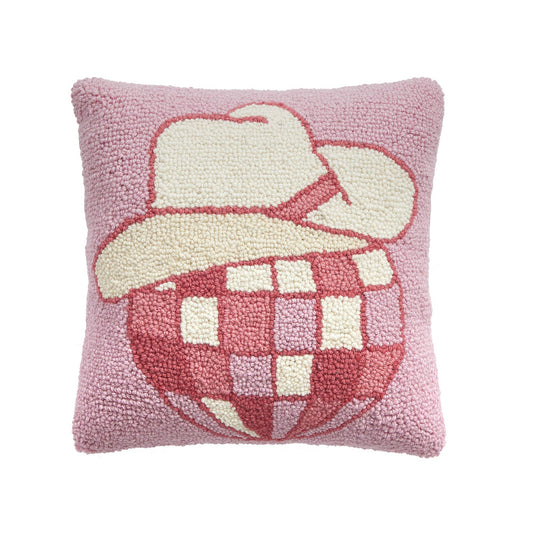 Cowboy Disco Ball Hook Pillow