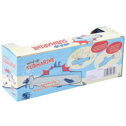 Wind-Up Floating Sub Bath Toy Playset