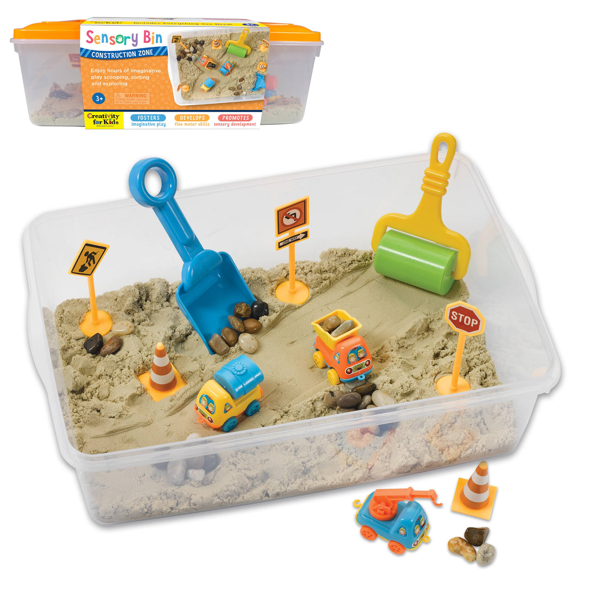 Sensory Bin | Construction Zone Activity