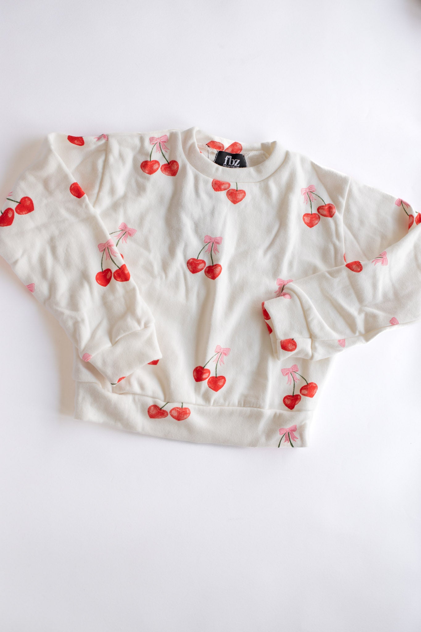 All Over Print Crewneck Sweatshirt | Cherry Bows