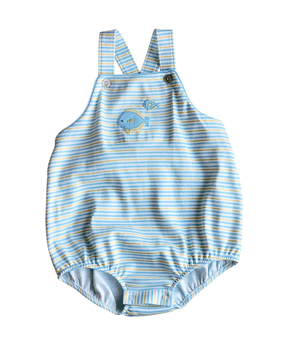 Fish Baby Boys Sun Suit