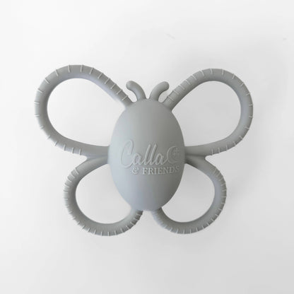 Garden Party Collection - Butterfly Rattle Teether | Petunia Pink