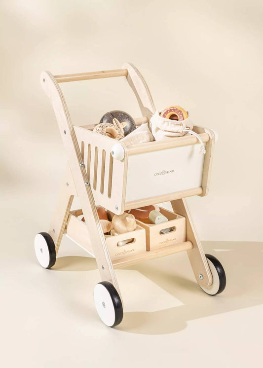 Wooden Shopping Cart | Foam