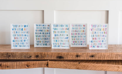 "Numbers 6: 24-26" | Acrylic Shelfie