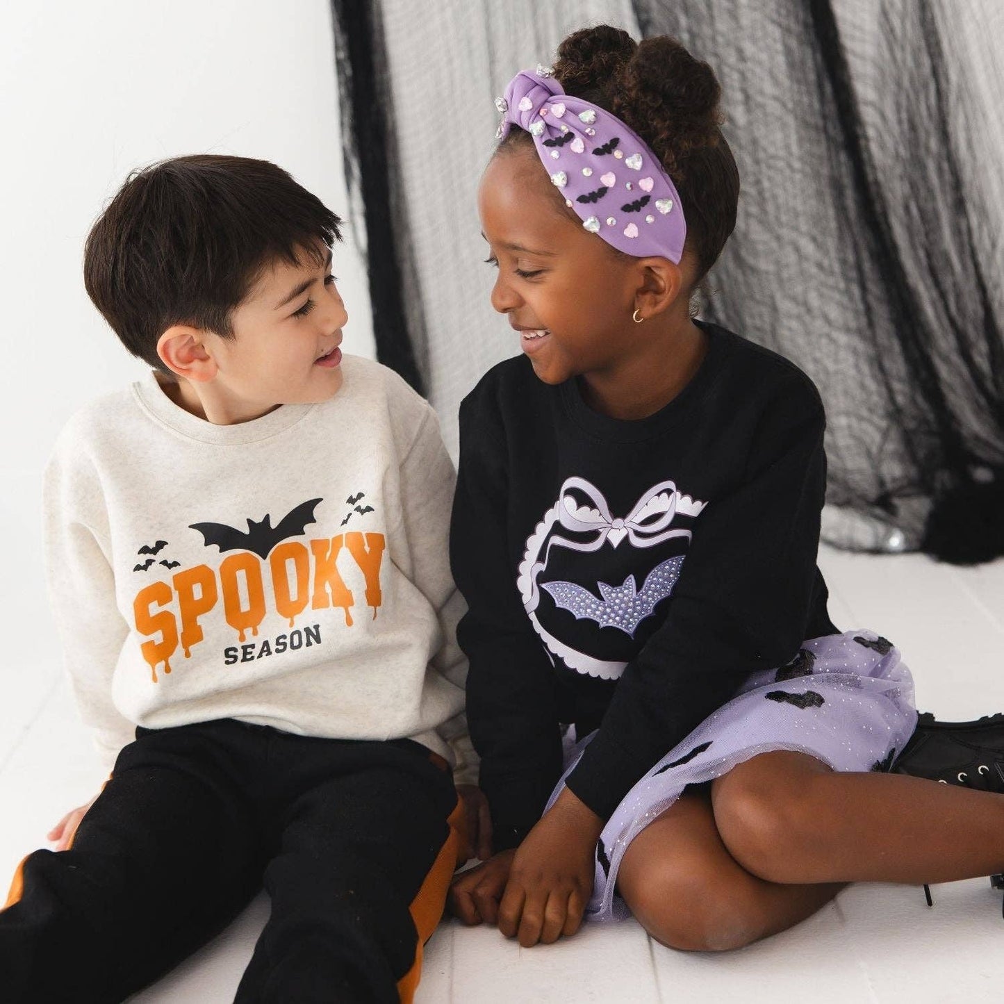 Bat Halloween Gemstone Headband
