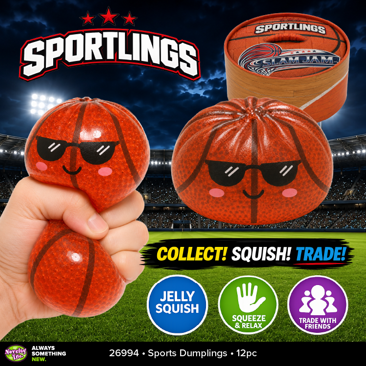 Fun Doh Sports Dumpling Squishy | Assorted