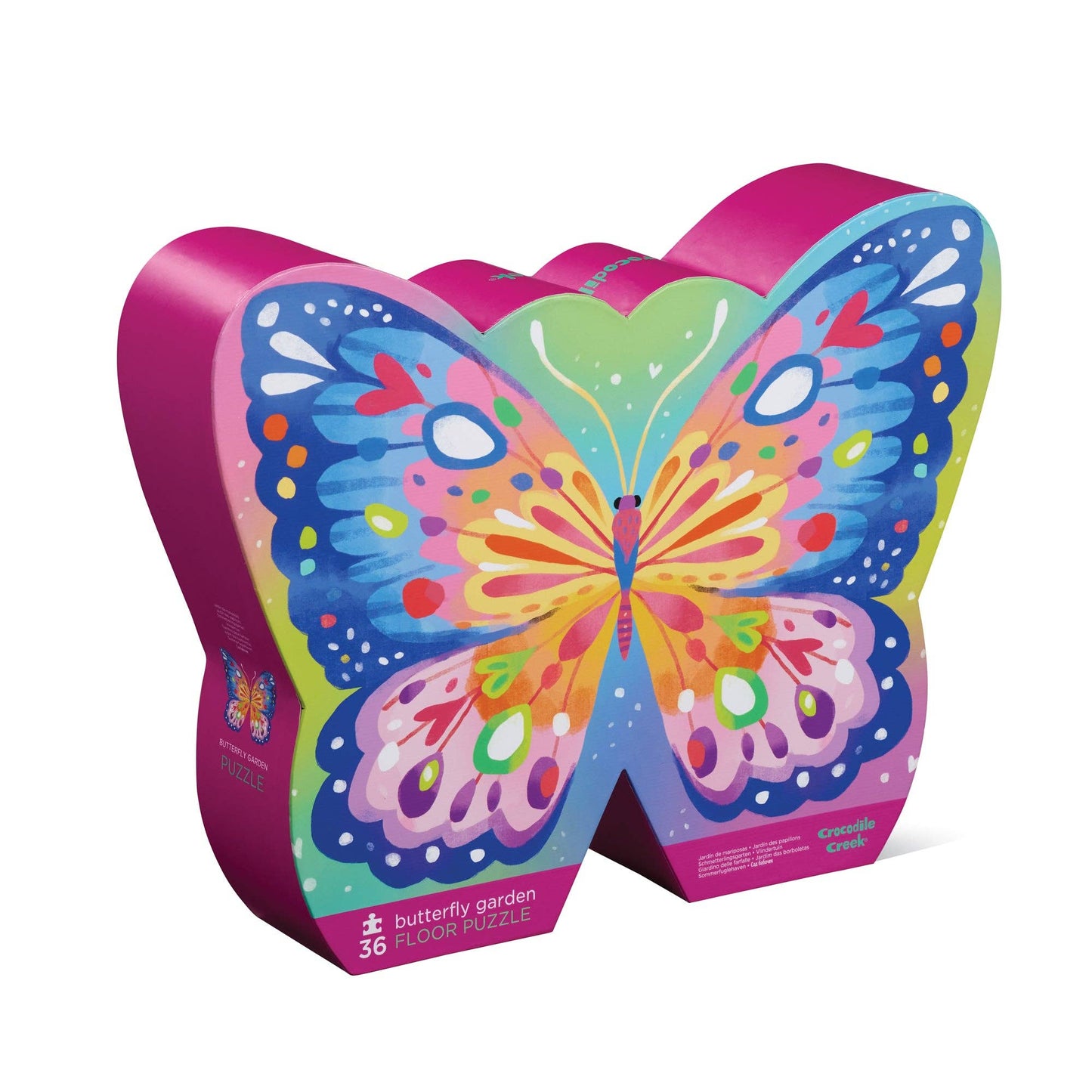 36-Piece Shaped Box Puzzle - Butterfly Garden