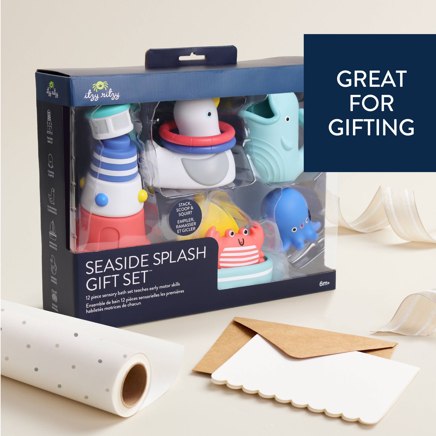 Seaside Splash Gift Set Bath + Water Toy