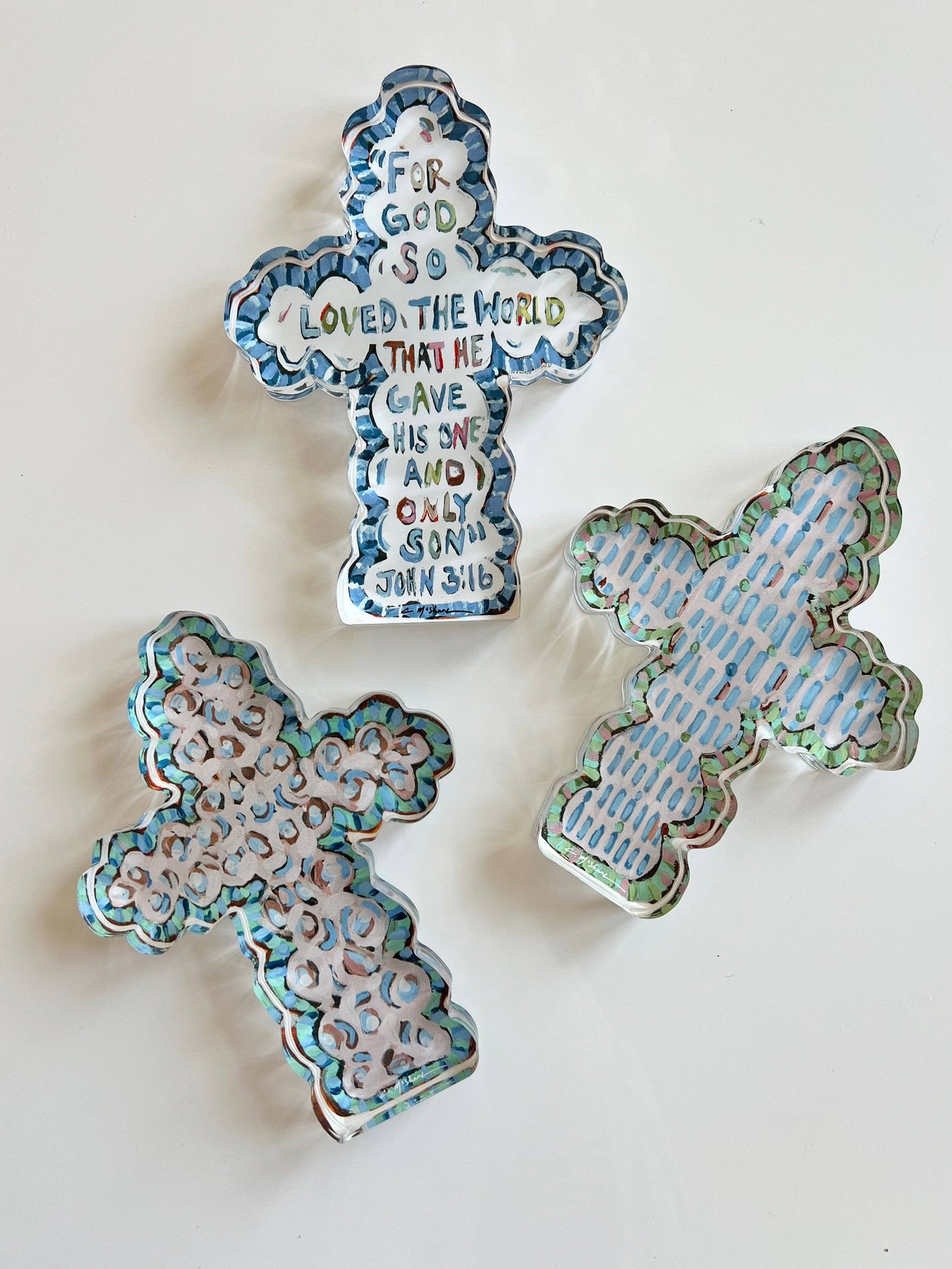 "He Saved Cross" | Acrylic Shelfie