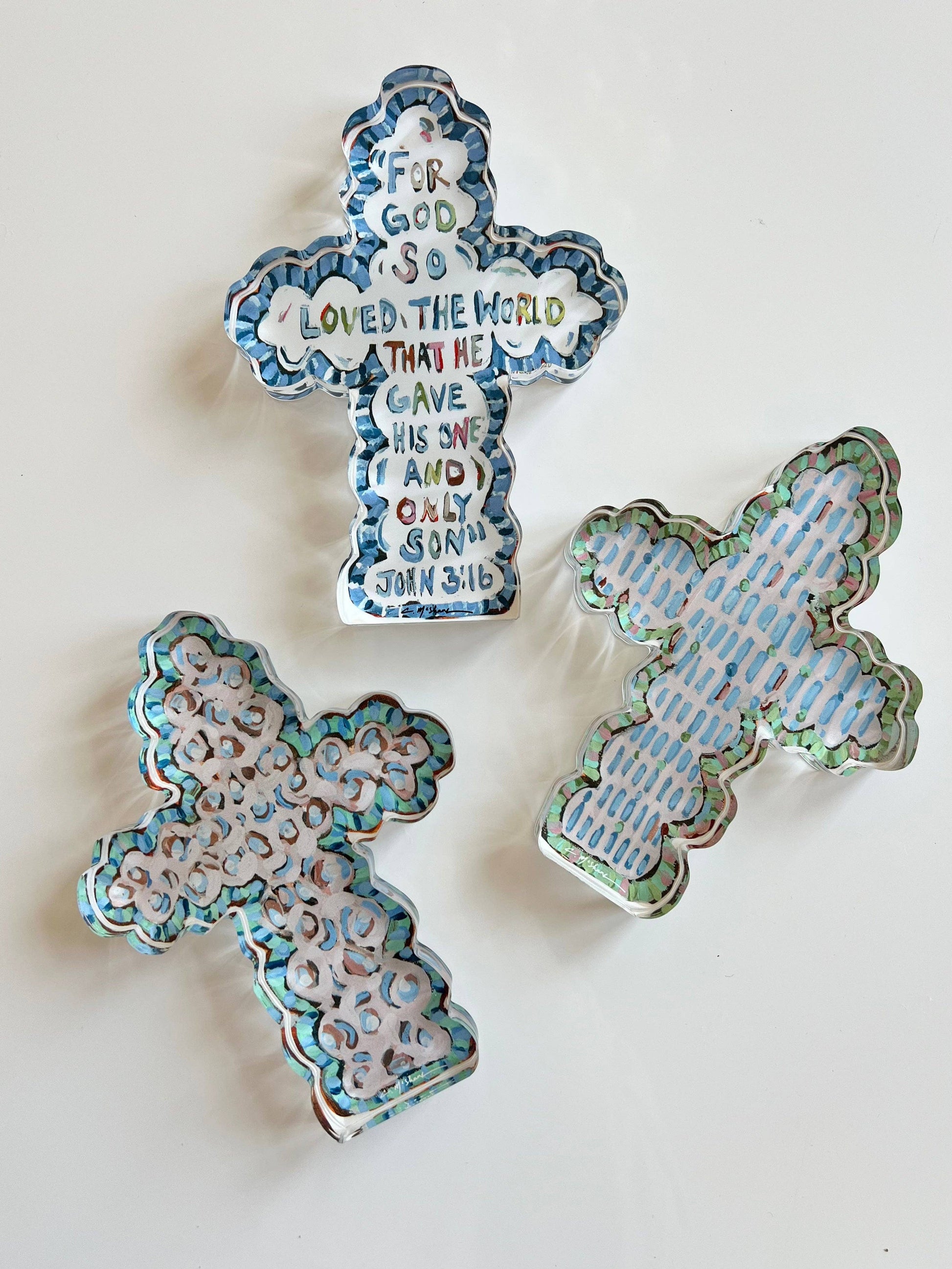 "He Saved Cross" | Acrylic Shelfie