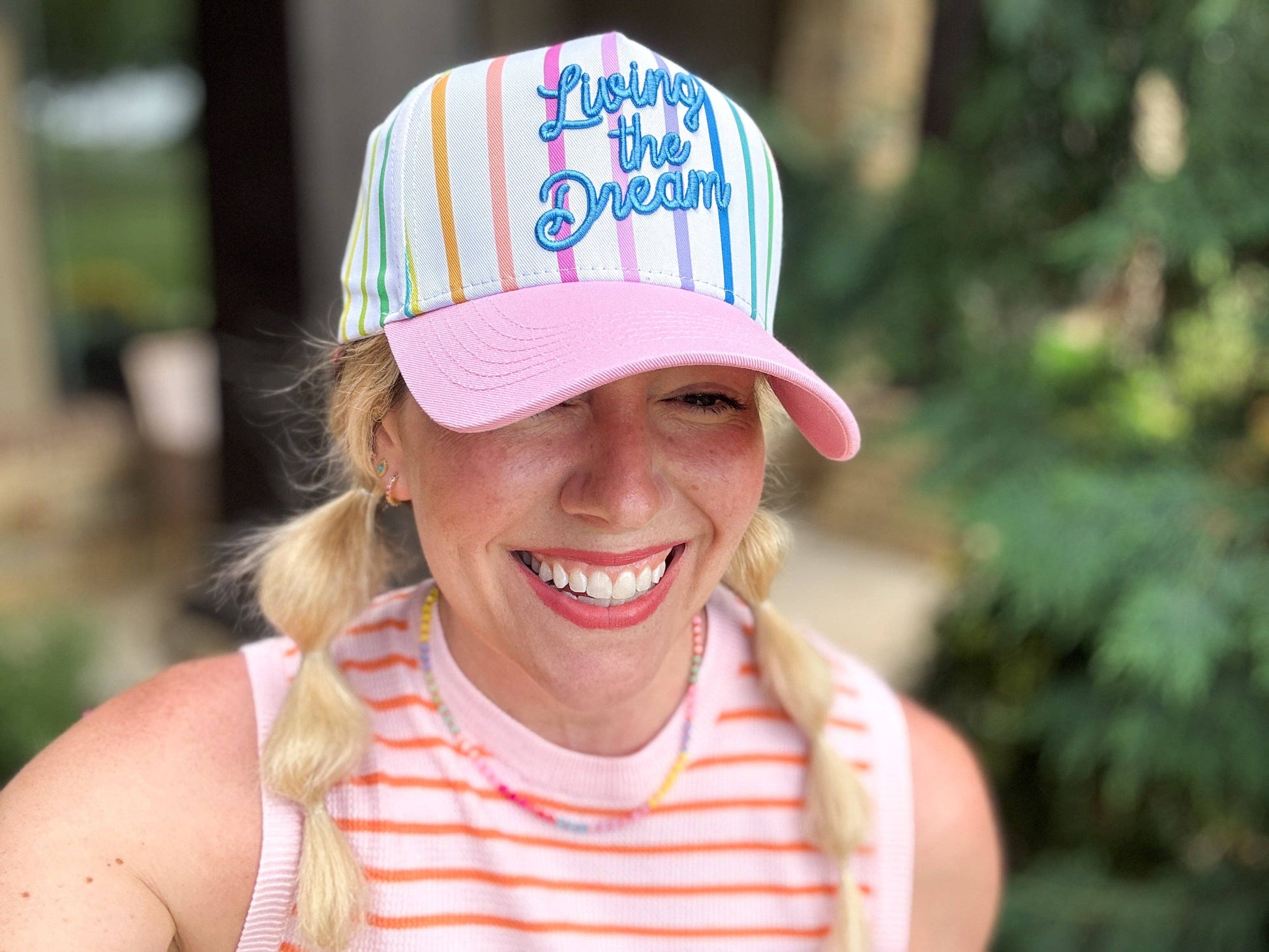 Embroidered Baseball Cap | "Living the Dream"