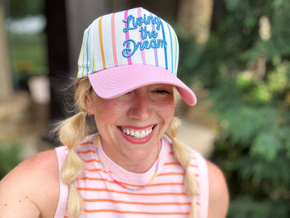 Embroidered Baseball Cap | "Living the Dream"