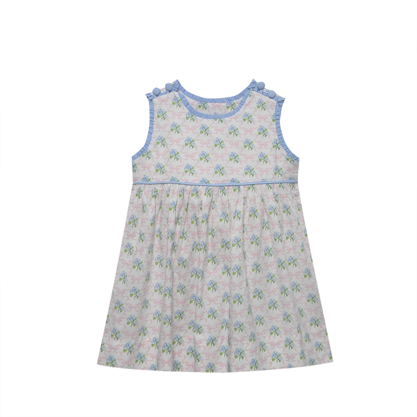 Blue Dakota Dress-Knots and Petals