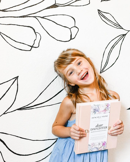 Dear Daughter Childhood Keepsake Book | Cream