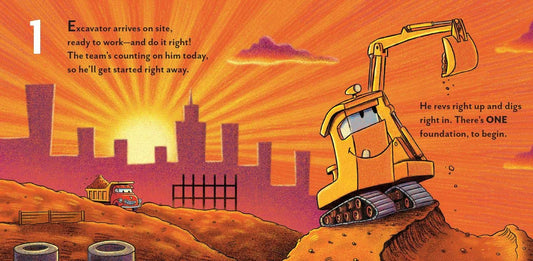 Goodnight Goodnight Construction Site : Excavator's 123