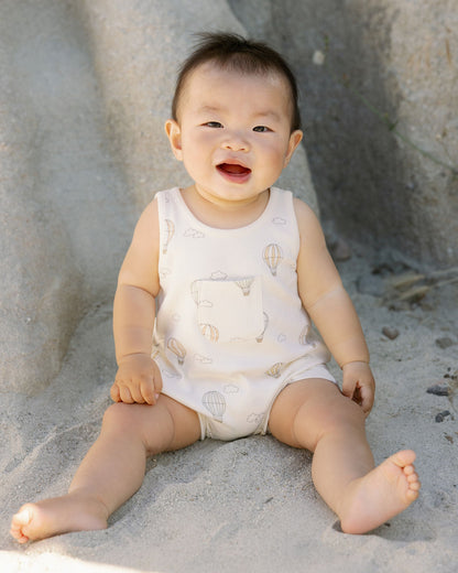 SLEEVELESS ONE-PIECE || HOT AIR BALLOONS