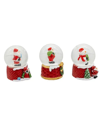 Mini Santa/Snowman Water Globes