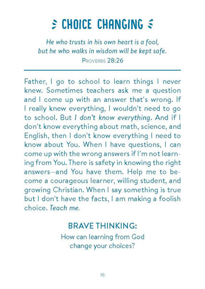 3-Minute Prayers for Brave Boys