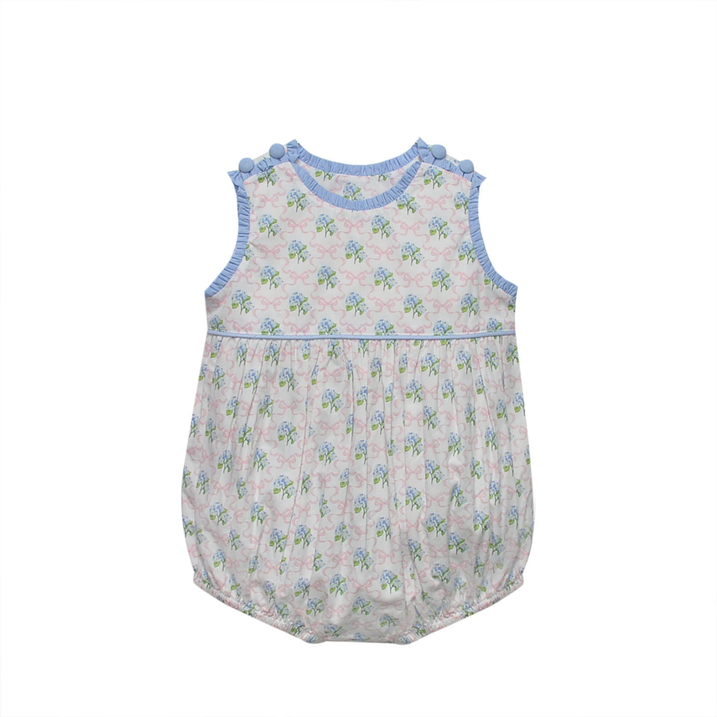 Blue Dakota Girl Bubble-Knots and Petals