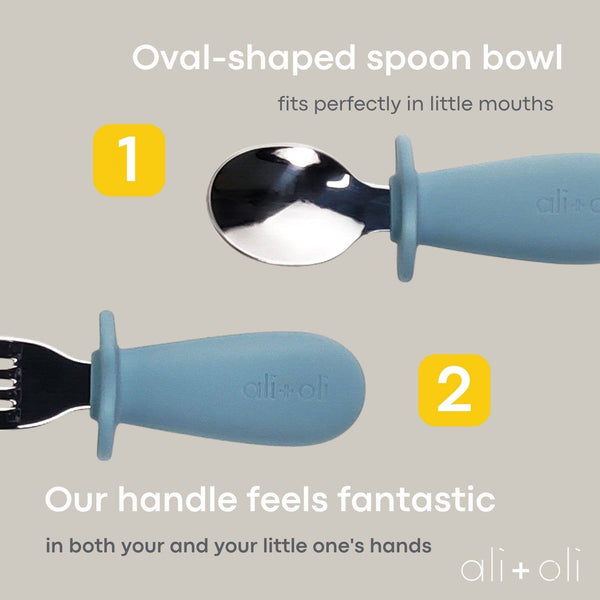 Spoon & Fork Learning Set | Blue