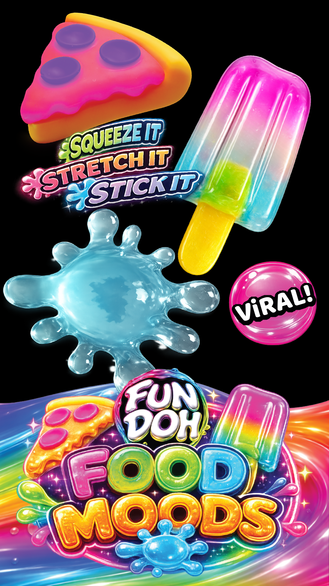 Fun Doh Food Moods Snack Attack Squishy | Assorted