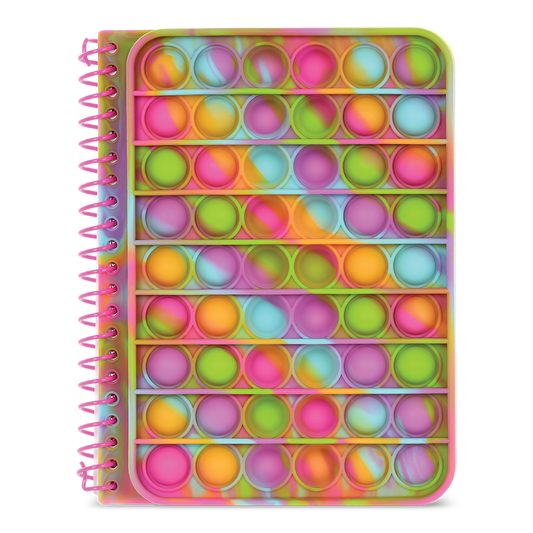 Rainbow Tie Dye Popper Notebook