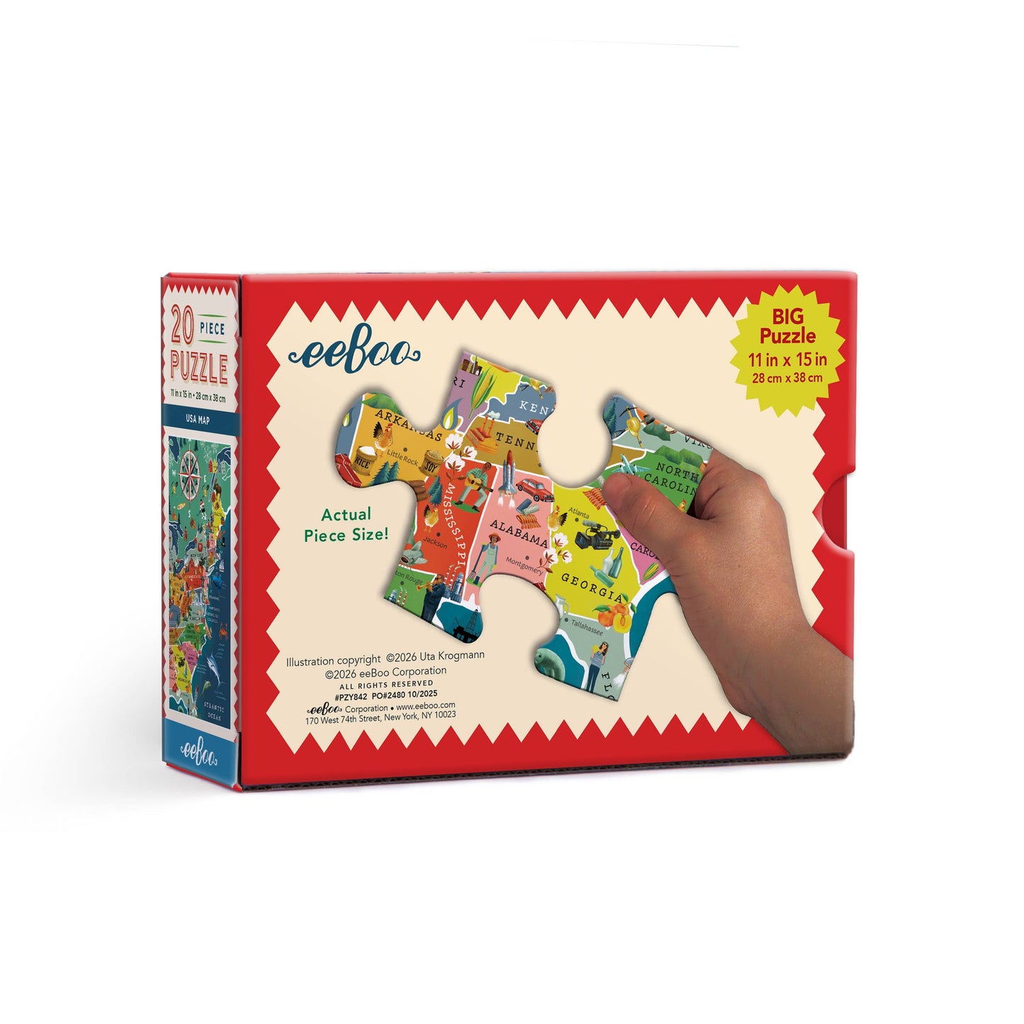 USA Map 20 Piece Puzzle