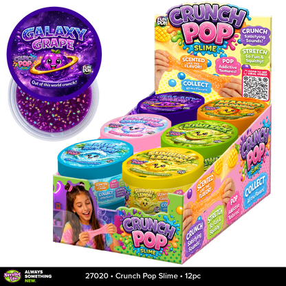 Fun Doh Crunch Pop Color Sensory Squishy Slime | Assorted