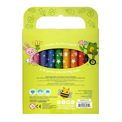 Carry-Along: Coloring Book Set | Garden Pals