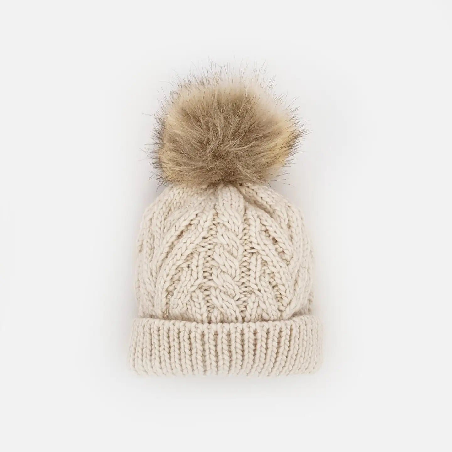 Pop Pom Pom Beanie | Natural