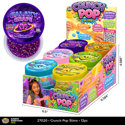 Fun Doh Crunch Pop Color Sensory Squishy Slime | Assorted