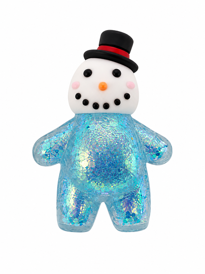 Christmas Holiday Glitter Maltose Mini Squishy | Assorted