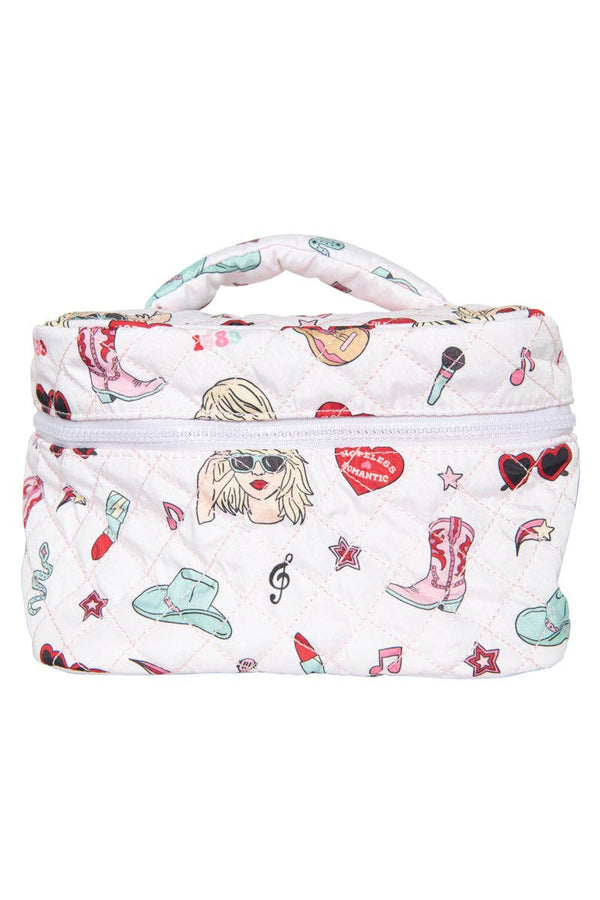 Pop Icon Cosmetic Bag | Light Pink