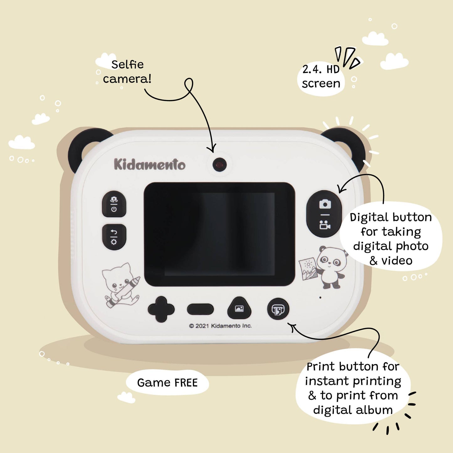 Koko the Panda | Kids Print & Digital Camera