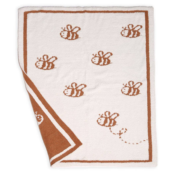 Print Kids Luxury Soft Throw Blanket | Bees