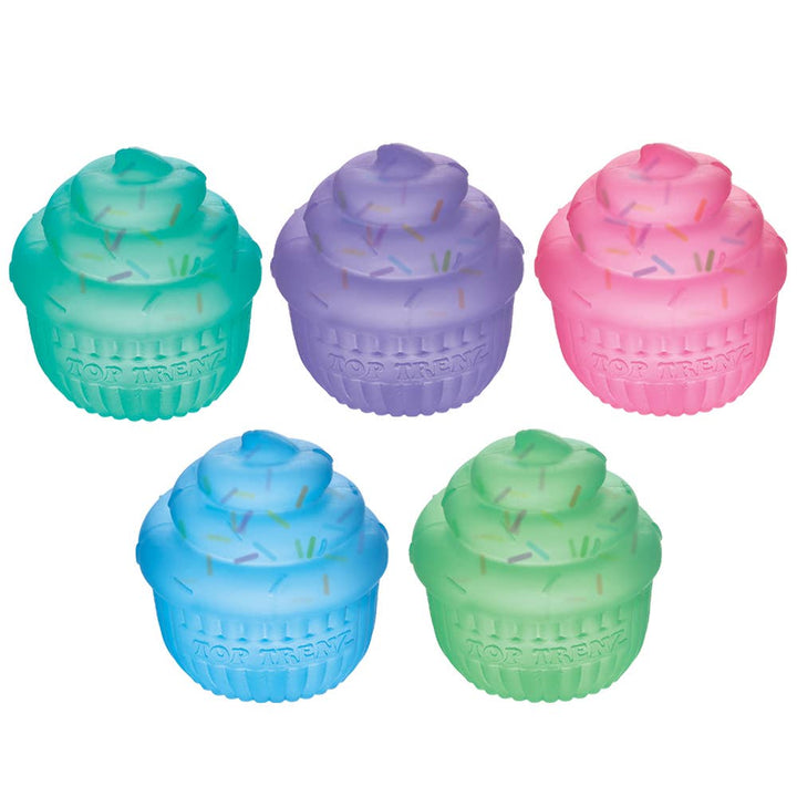 Super Duper Sugar Squisher Toy | Sprinkle Filled Cupcakes