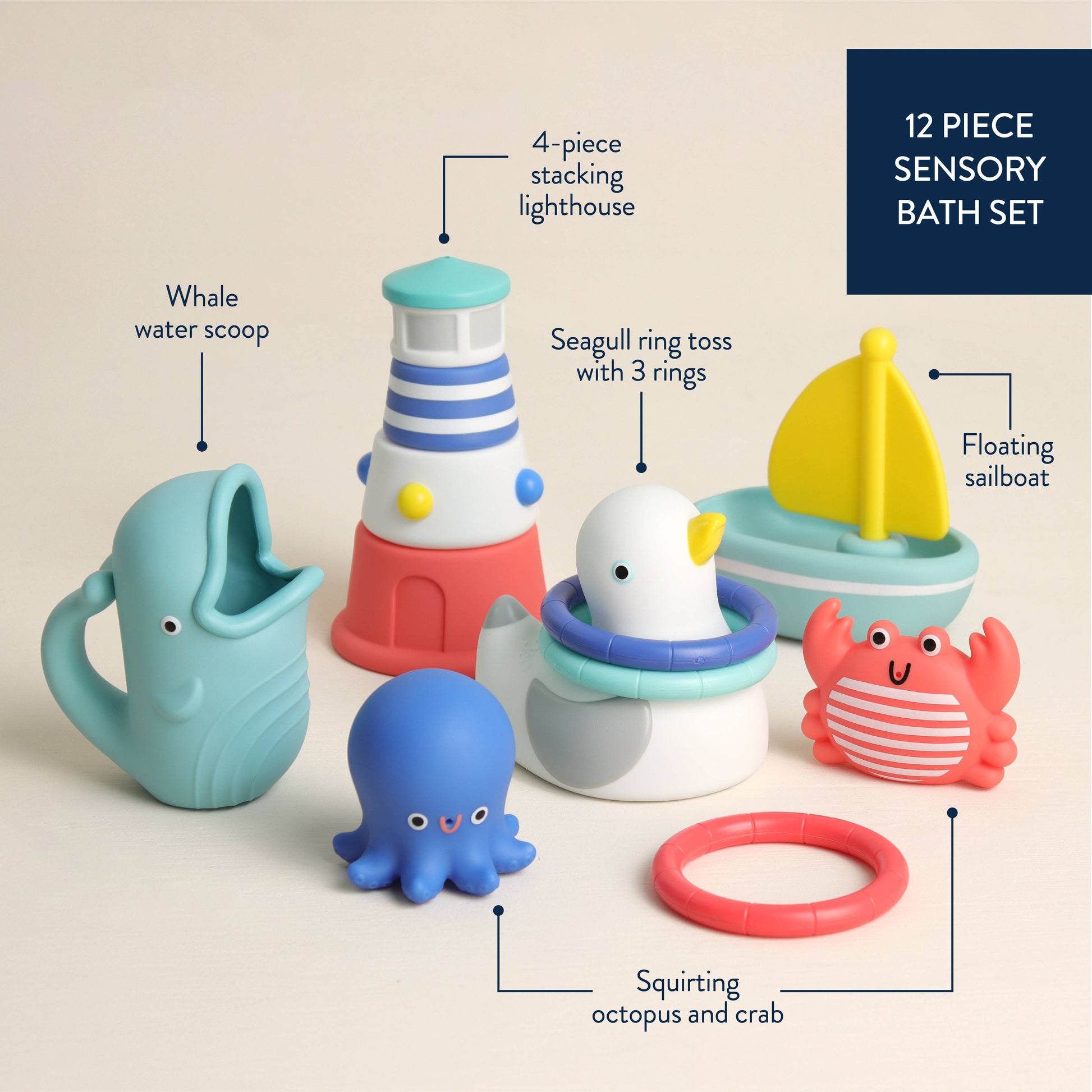 Seaside Splash Gift Set Bath + Water Toy
