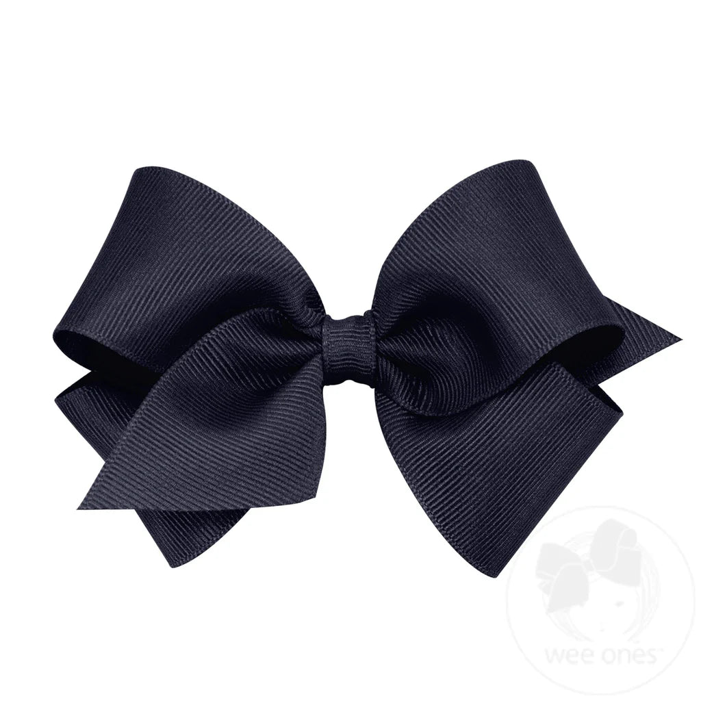 Small Classic Grosgrain Bow | Navy