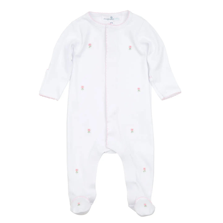 Juliette's Classics Pink Scattered Footie