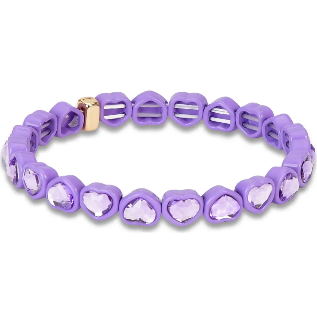 Purple Heart Bracelet