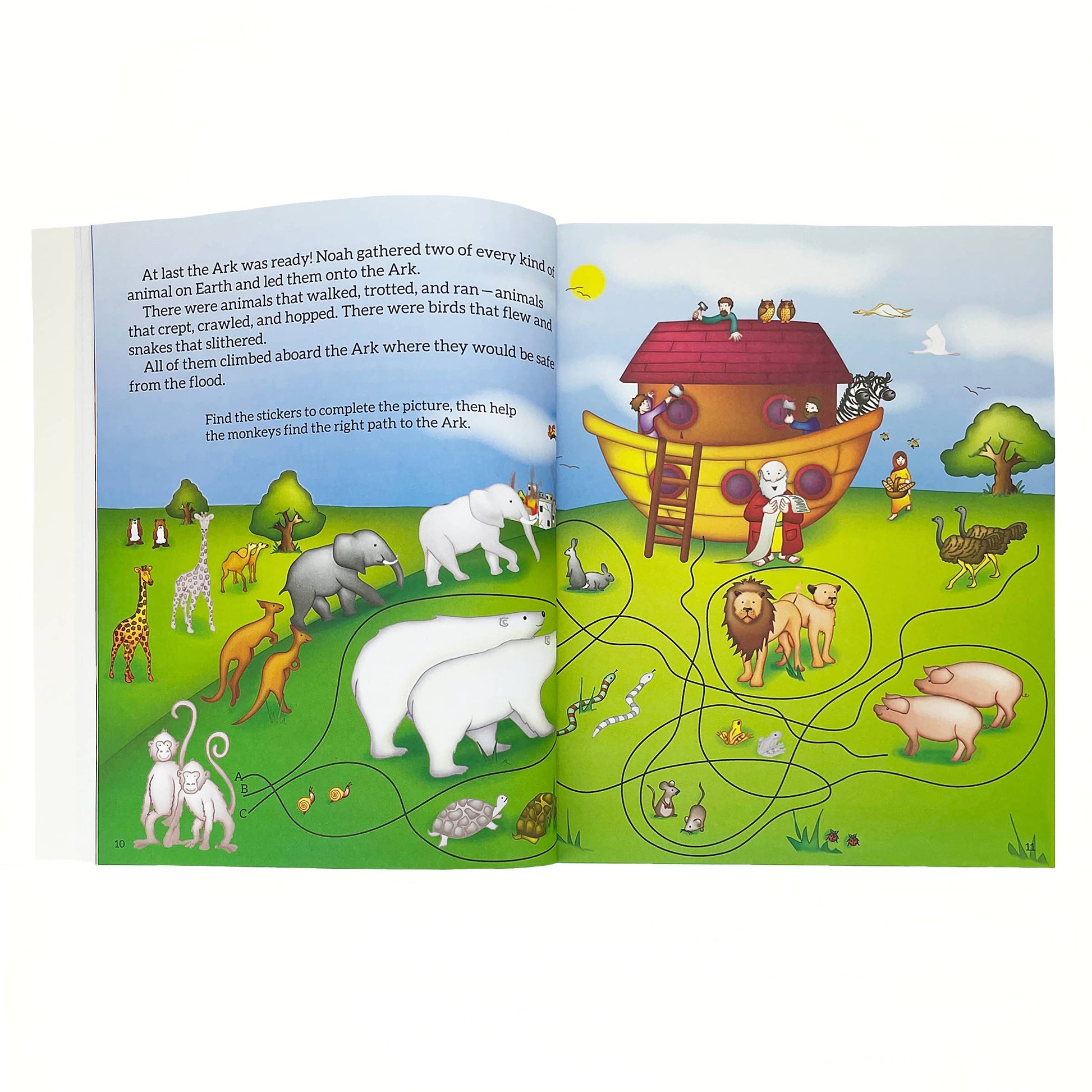 Bible Story and Activity Book for Kids