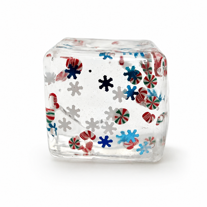 Sugarplum Sparkle Holiday Cube Squishy