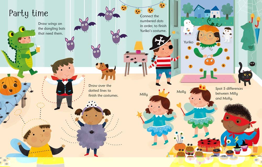 Wipe-Clean Halloween Activities | Usborne