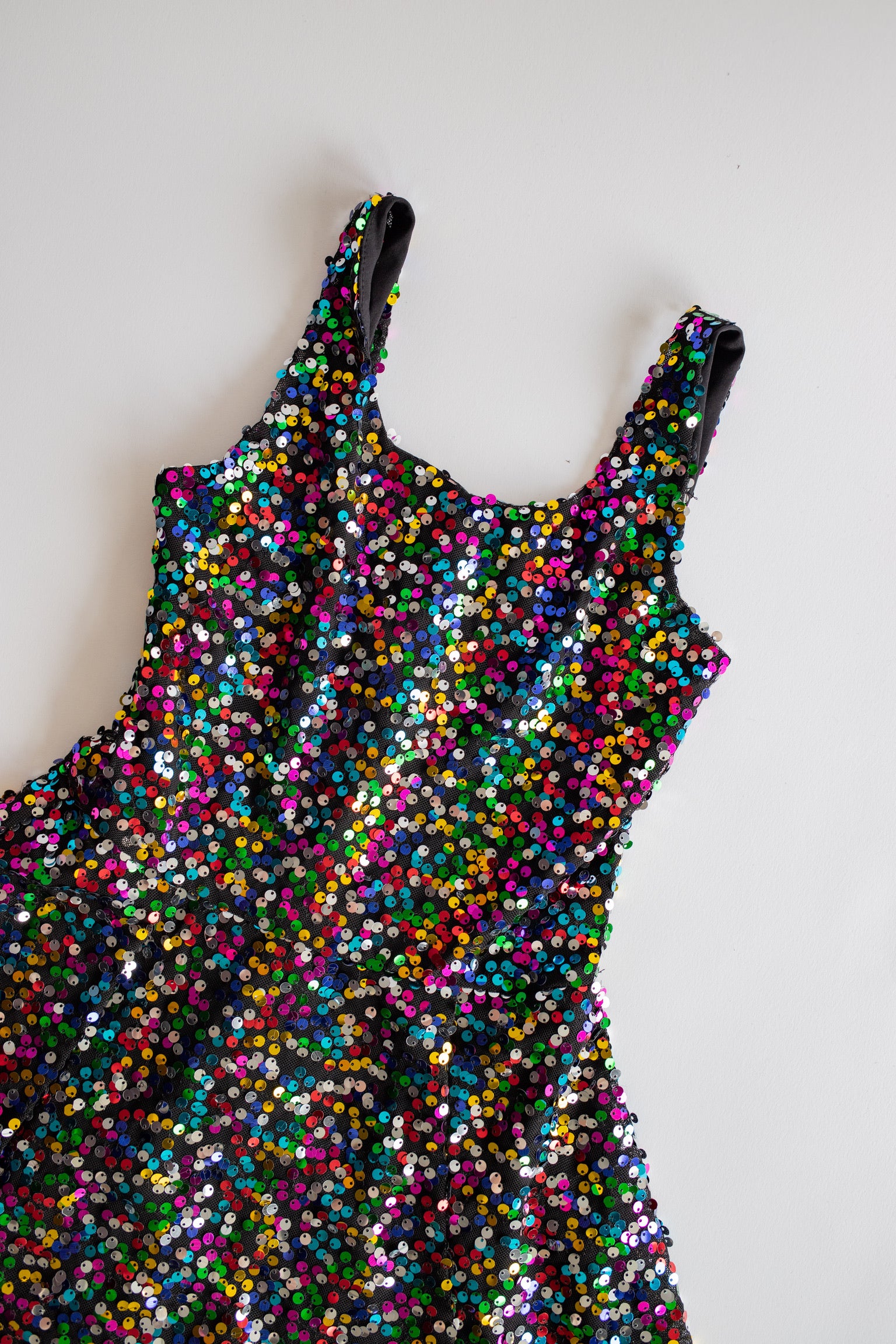 Sequin Dress | Black + Multi Sequin