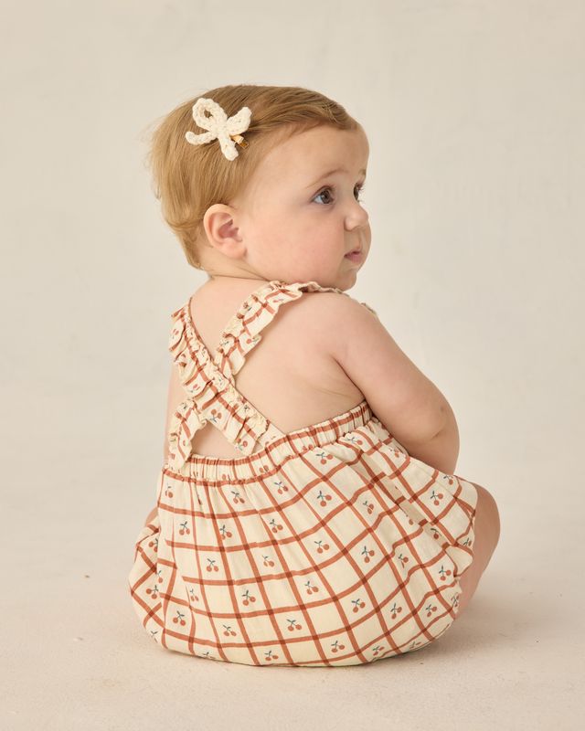 CHIARA ROMPER CHERRY CHECK