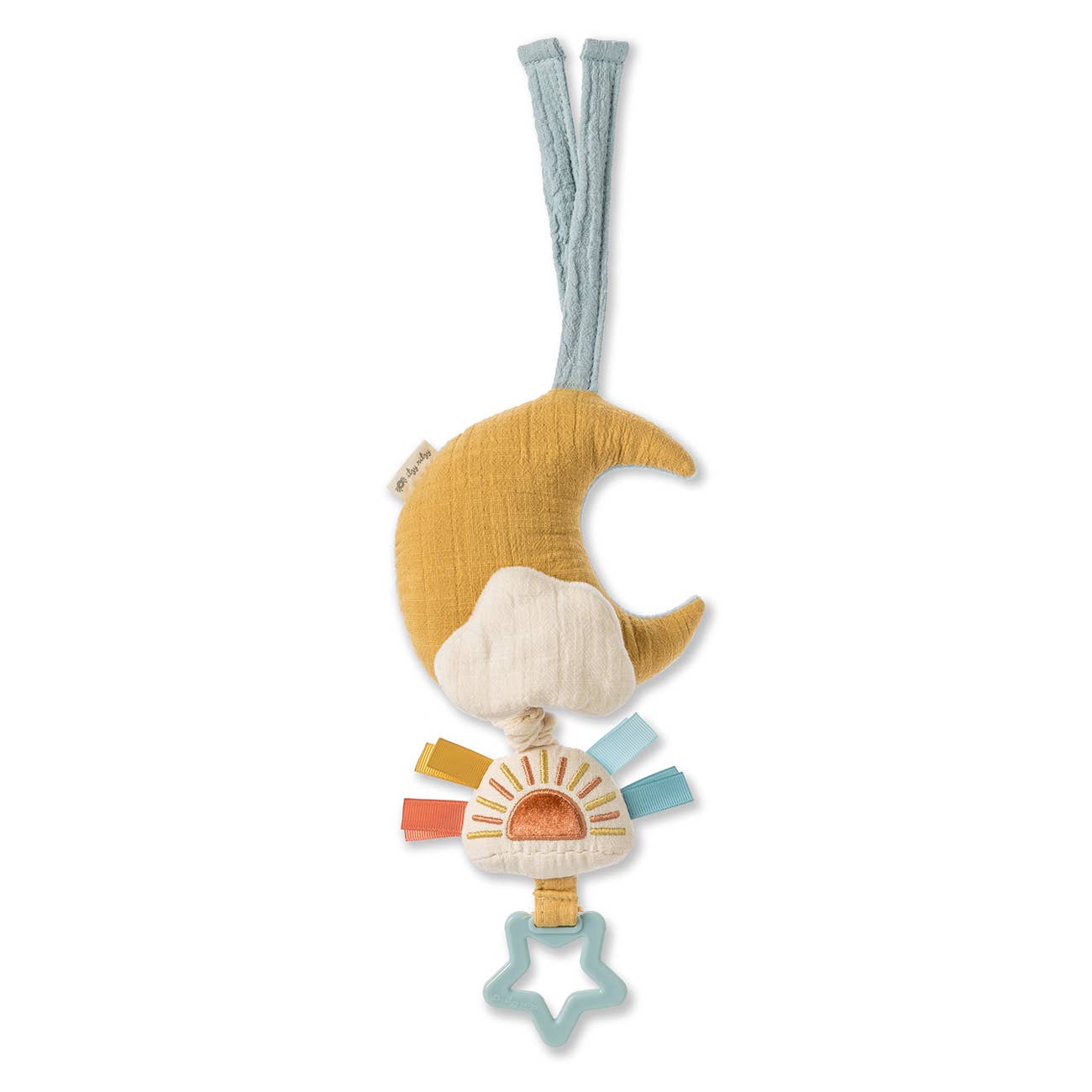 Bitzy Notes™ Musical Pull-Down Toy | Cloud/Sun