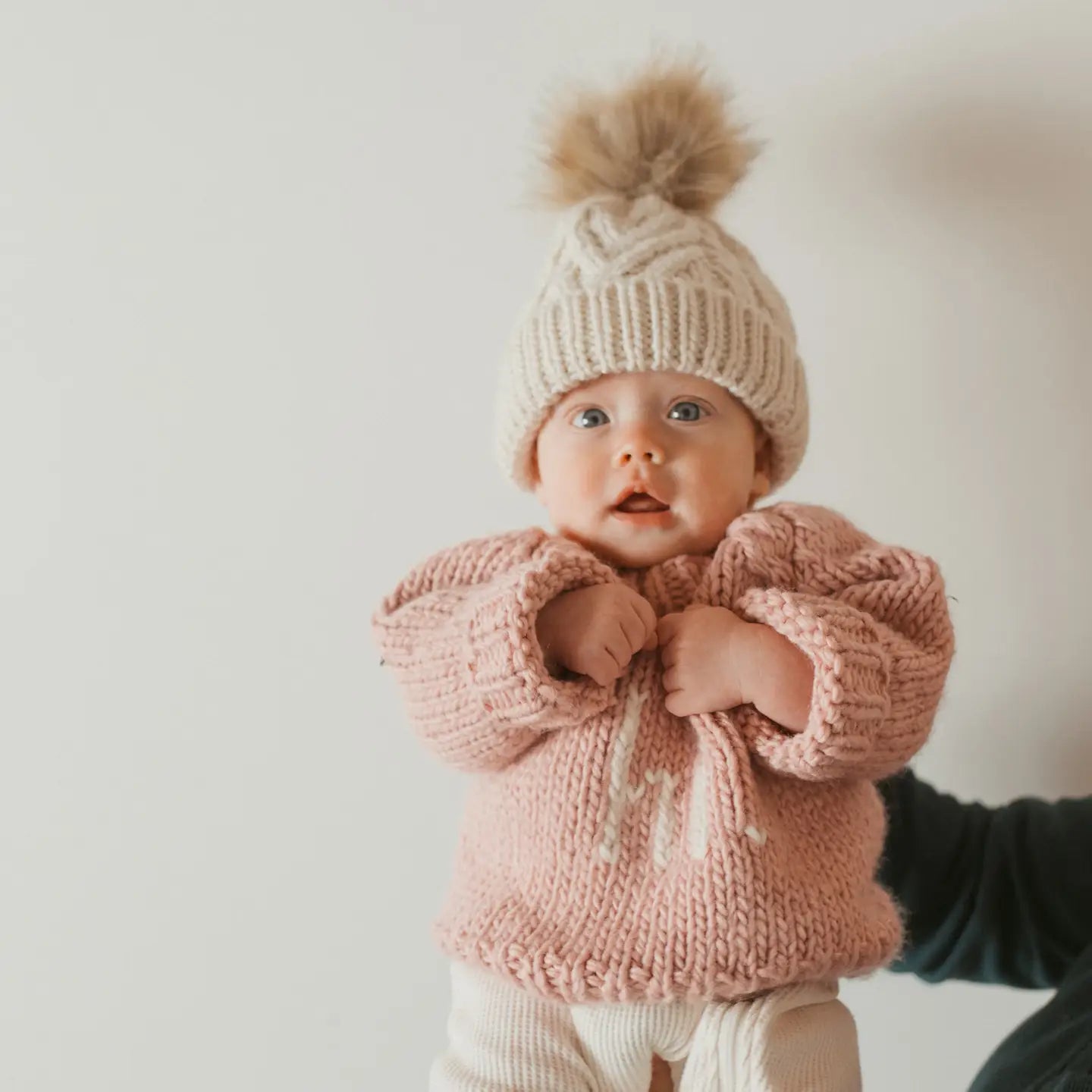 Pop Pom Pom Beanie | Natural