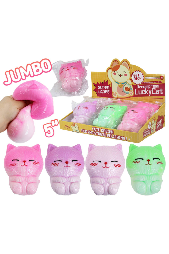 Big Fluffy Kitty Cat Slime Filled Squishy | Assorted