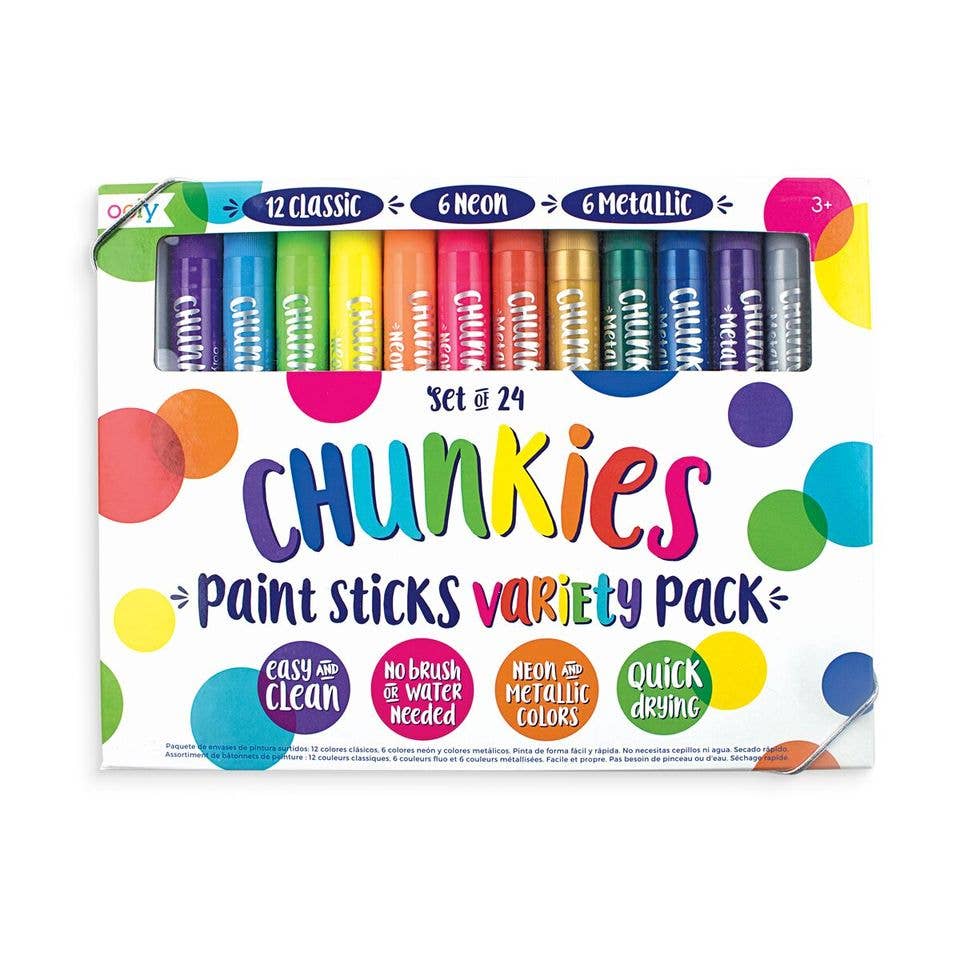 Chunkies Paint Sticks Variety Pack | Set of 24