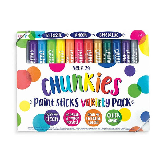 Chunkies Paint Sticks Variety Pack | Set of 24